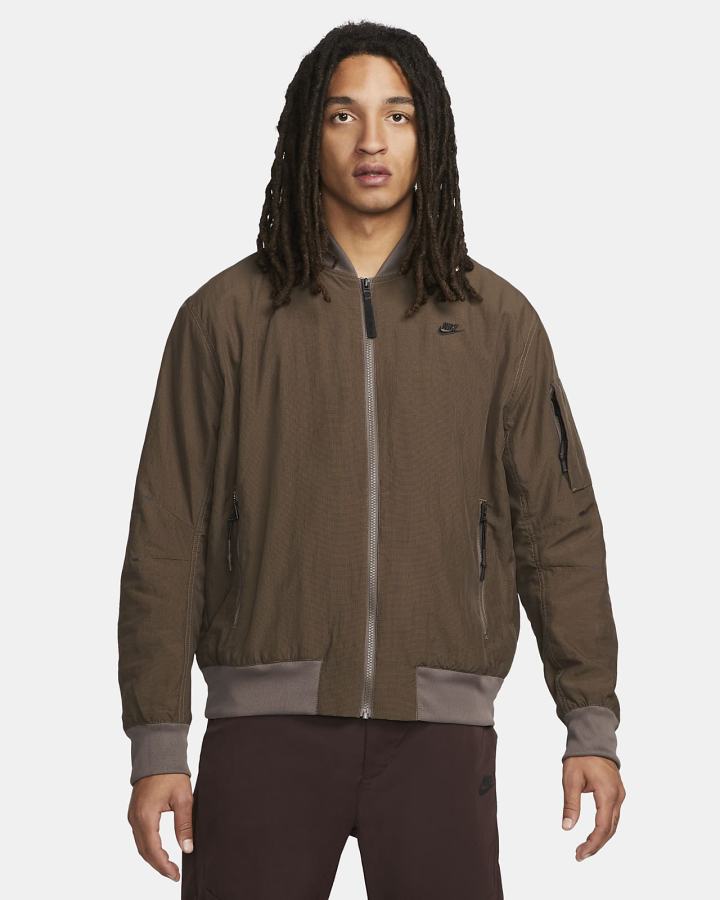 Chaquetas Nike Sportswear Tech Pack Woven Lined Bomber Hombre Negras | FMHWO-6195