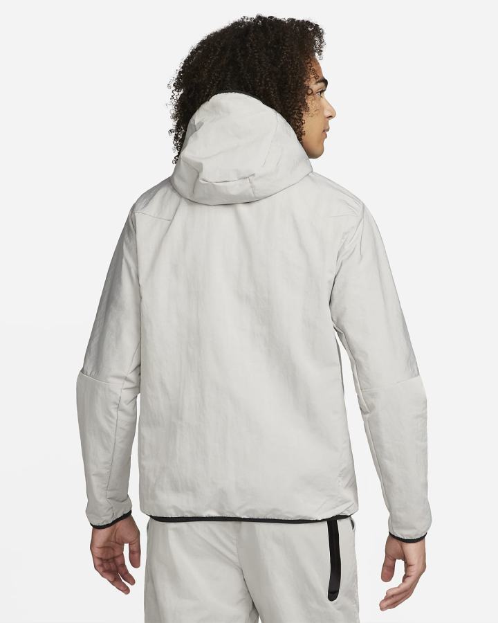 Chaquetas Nike Sportswear Tech Woven Full-Zip Lined Hooded Hombre Negras | JRKWQ-8276