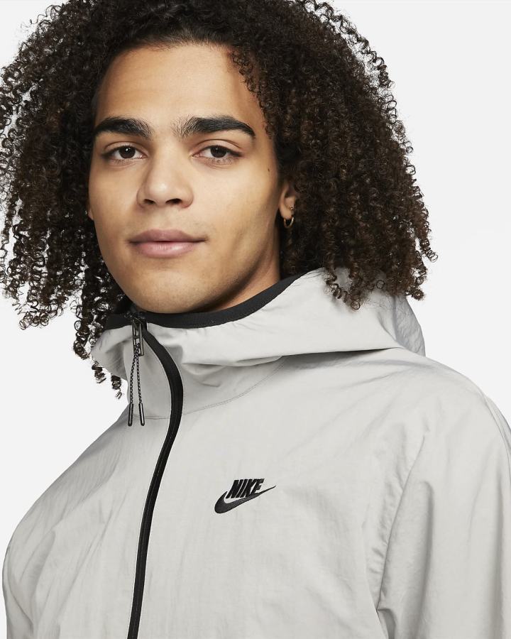 Chaquetas Nike Sportswear Tech Woven Full-Zip Lined Hooded Hombre Negras | JRKWQ-8276