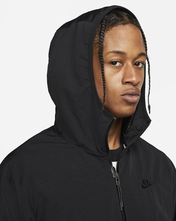 Chaquetas Nike Sportswear Tech Woven Full-Zip Lined Hooded Hombre Negras | ZERHF-4160