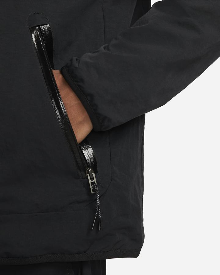 Chaquetas Nike Sportswear Tech Woven Full-Zip Lined Hooded Hombre Negras | ZERHF-4160