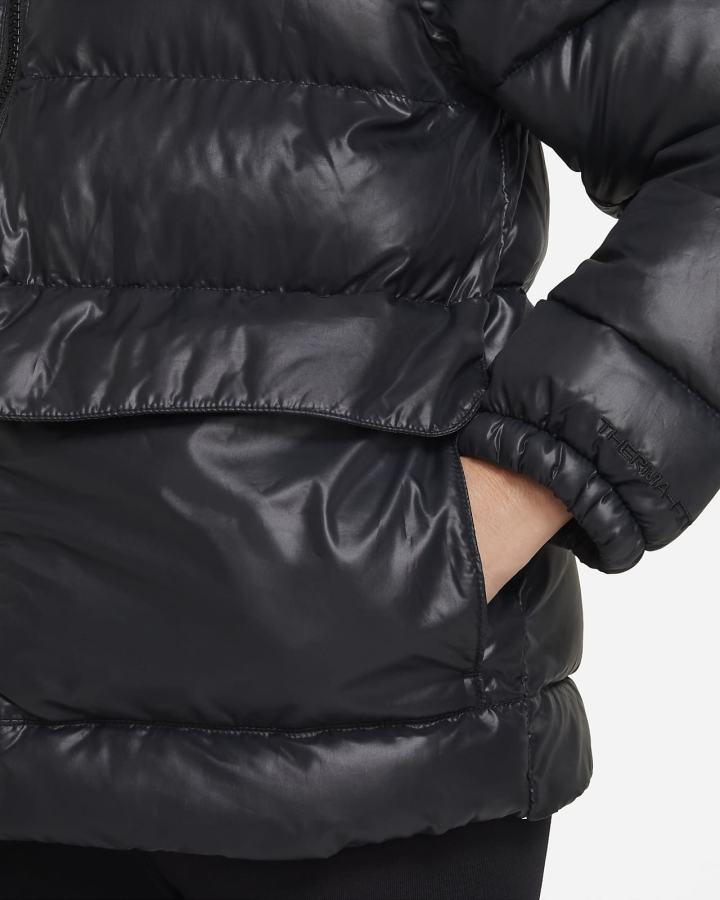 Chaquetas Nike Sportswear Therma-FIT Kids Insulated Niño Negras Blancas | LRCIE-0197