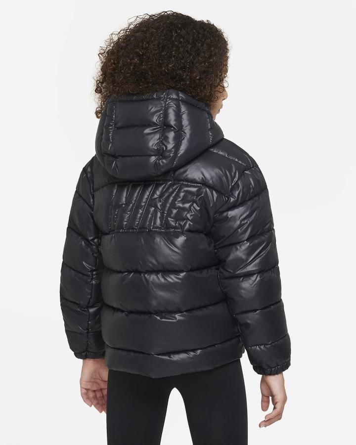 Chaquetas Nike Sportswear Therma-FIT Kids Insulated Niña Negras Blancas | NDKXO-2189