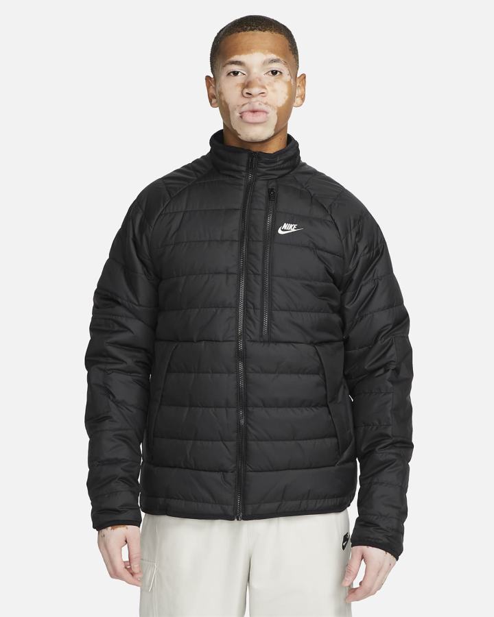 Chaquetas Nike Sportswear Therma-FIT Legacy Puffer Hombre Negras | DYWNI-4529