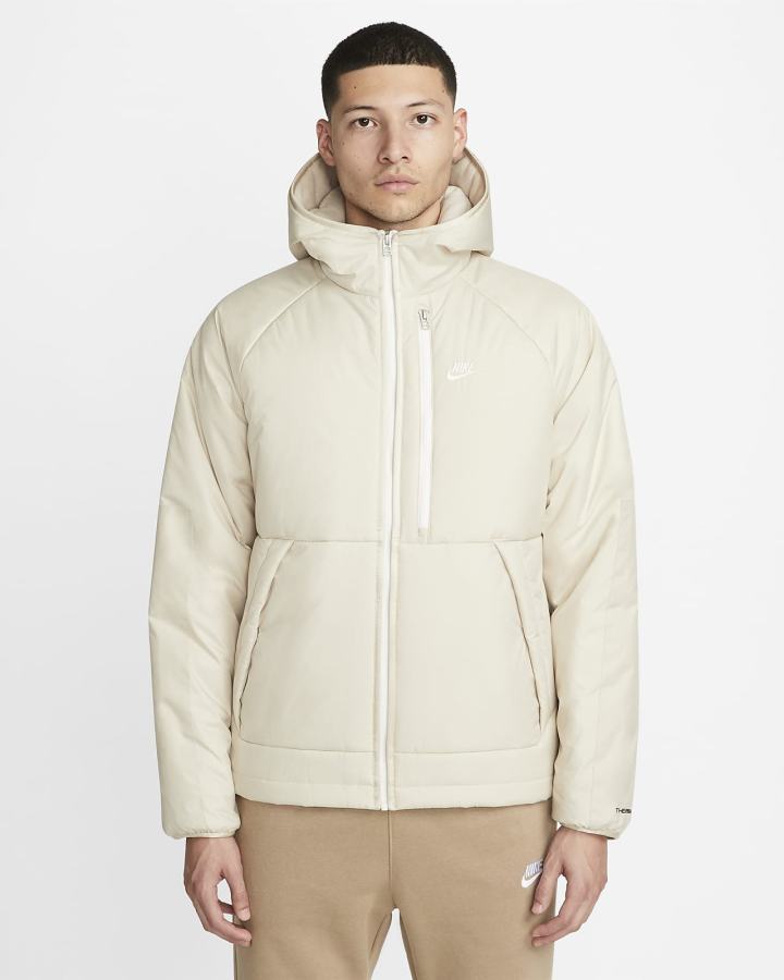 Chaquetas Nike Sportswear Therma-FIT Legacy Hooded Hombre Beige | FAOYZ-6798