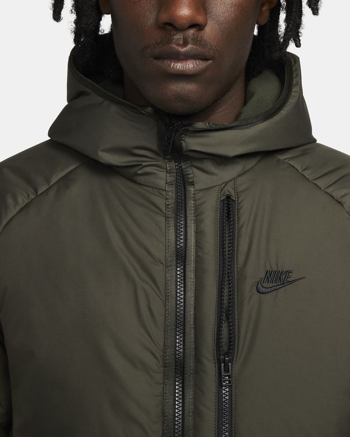 Chaquetas Nike Sportswear Therma-FIT Legacy Hooded Hombre Negras | JUAQG-0781