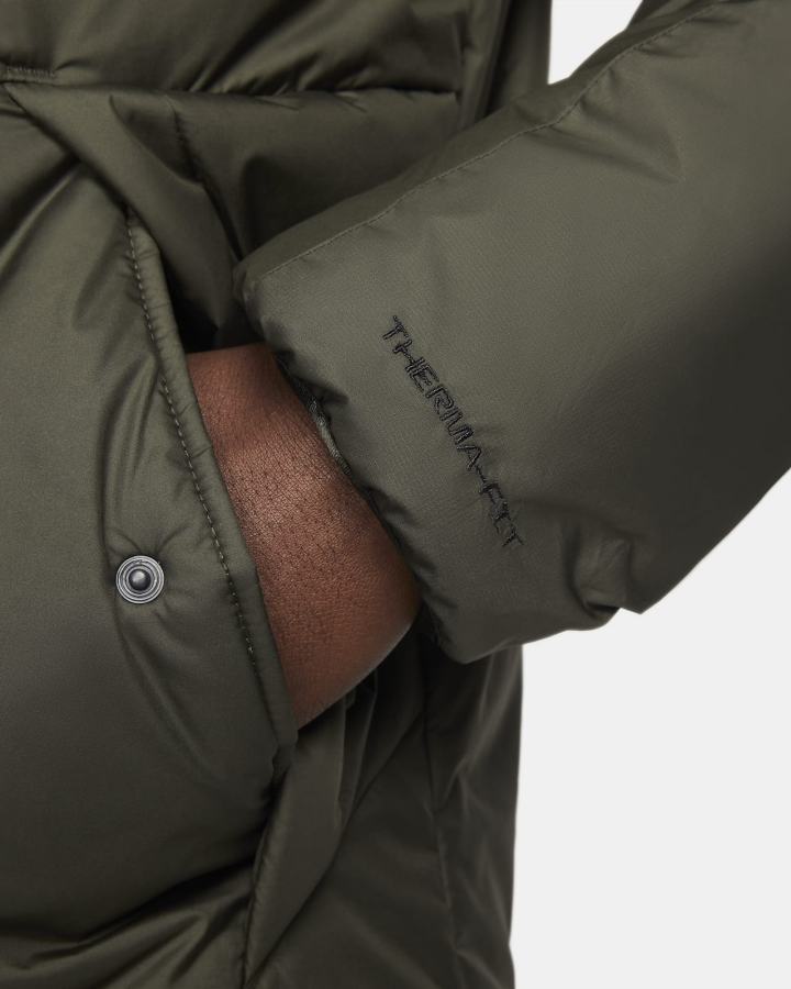 Chaquetas Nike Sportswear Therma-FIT Legacy Hooded Hombre Negras | JUAQG-0781