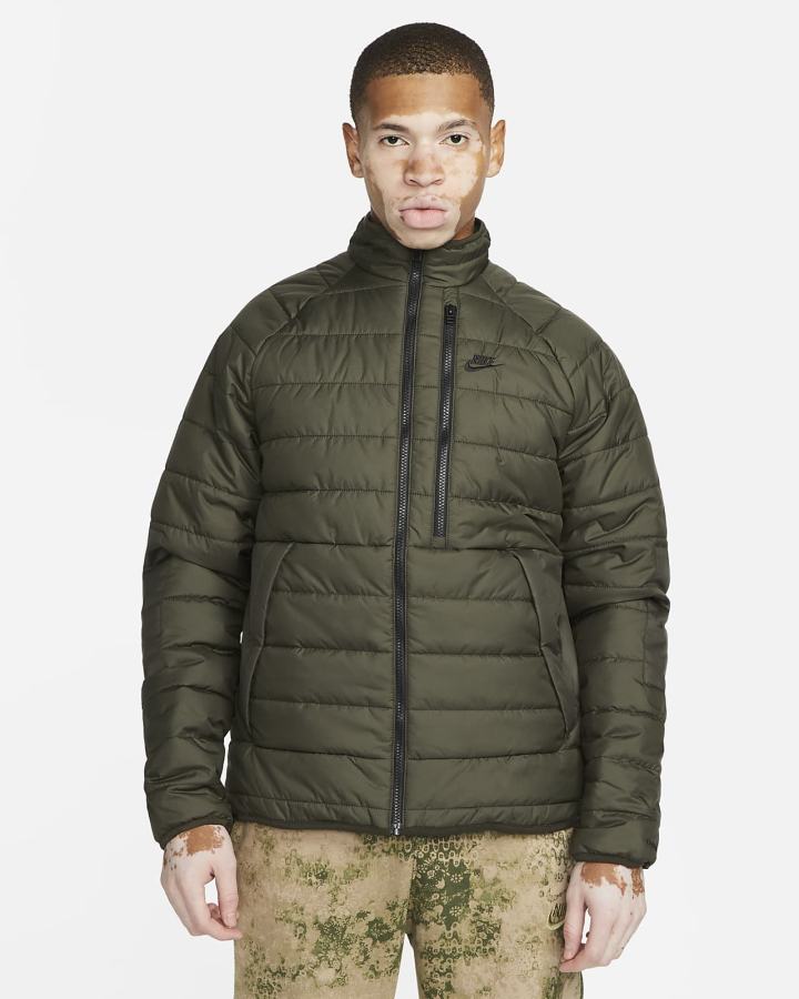 Chaquetas Nike Sportswear Therma-FIT Legacy Puffer Hombre Negras | OESAG-8690