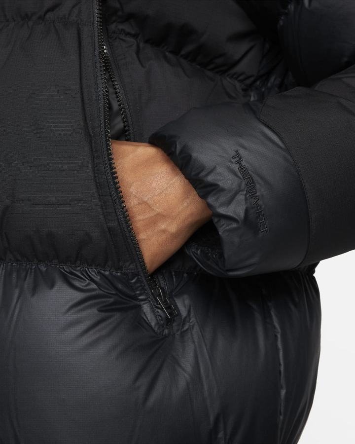 Chaquetas Nike Sportswear Therma-FIT Repel Puffer Hombre Negras Gris Oscuro | COKGH-5704