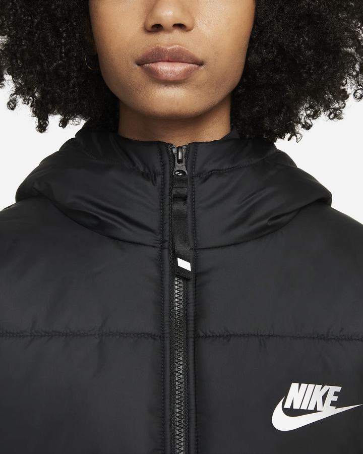 Chaquetas Nike Sportswear Therma-FIT Repel (Plus Size) Mujer Negras Blancas | FKWEJ-1608