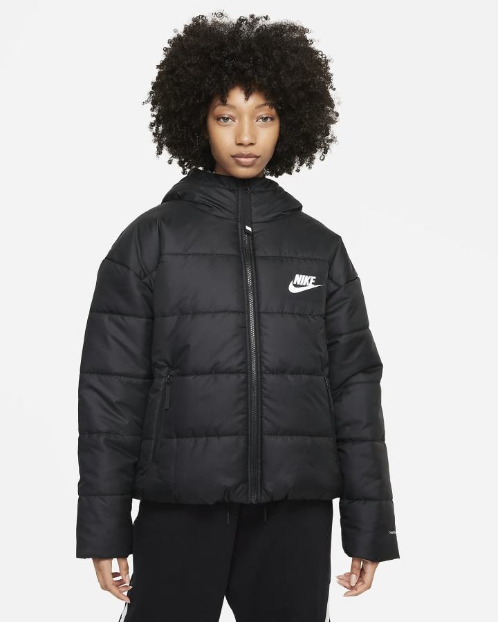 Chaquetas Nike Sportswear Therma-FIT Repel (Plus Size) Mujer Negras Blancas | FKWEJ-1608