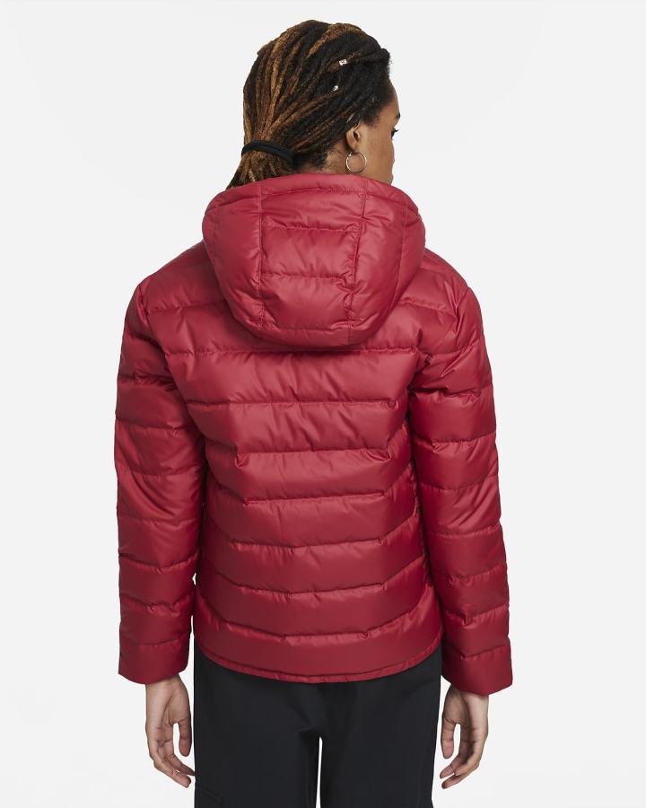 Chaquetas Nike Sportswear Therma-FIT Repel Windrunner Mujer Burdeos Blancas | MTKJA-6483