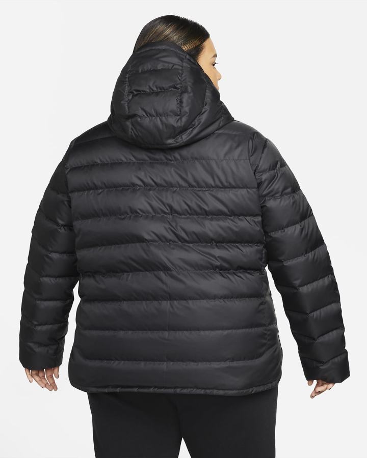 Chaquetas Nike Sportswear Therma-FIT Repel Windrunner Mujer Negras Blancas | MZBIR-9835