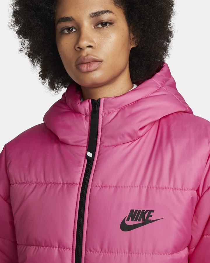 Chaquetas Nike Sportswear Therma-FIT Repel Synthetic-Fill Hooded Mujer Negras | QSIUM-7245