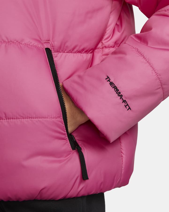 Chaquetas Nike Sportswear Therma-FIT Repel Synthetic-Fill Hooded Mujer Negras | QSIUM-7245
