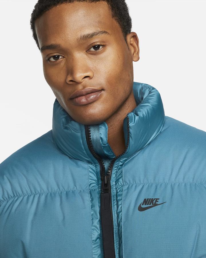 Chaquetas Nike Sportswear Therma-FIT Repel Puffer Hombre Azules Negras | XMTYI-8714