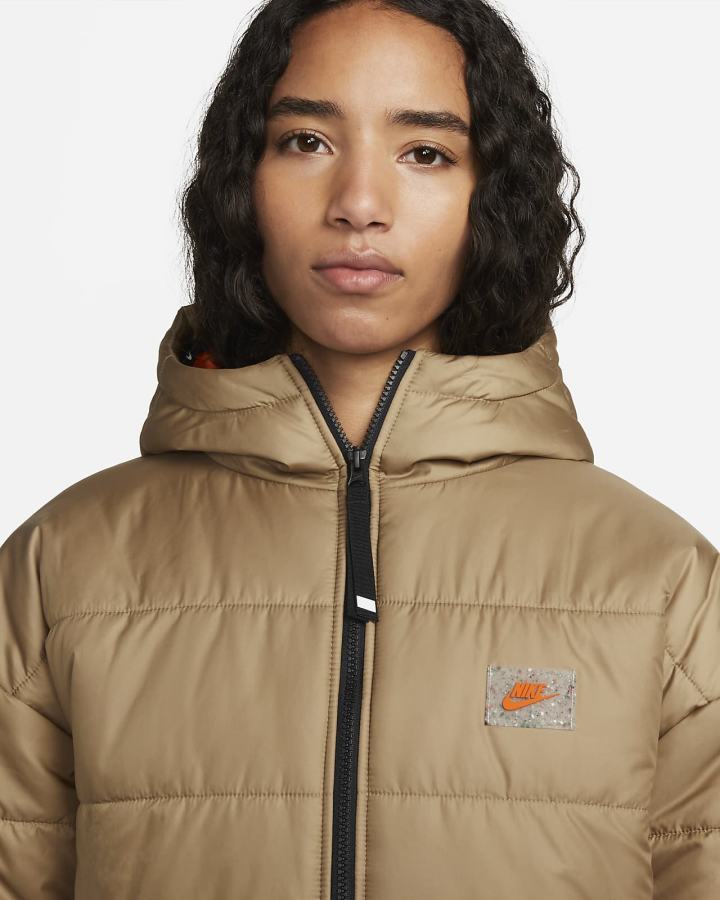 Chaquetas Nike Sportswear Therma-FIT Repel Synthetic-Fill Hooded Mujer Naranjas | ZRBGJ-1973