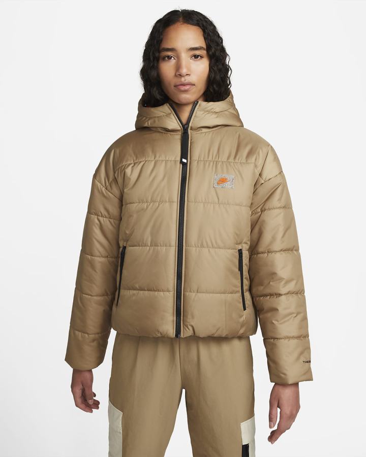 Chaquetas Nike Sportswear Therma-FIT Repel Synthetic-Fill Hooded Mujer Naranjas | ZRBGJ-1973
