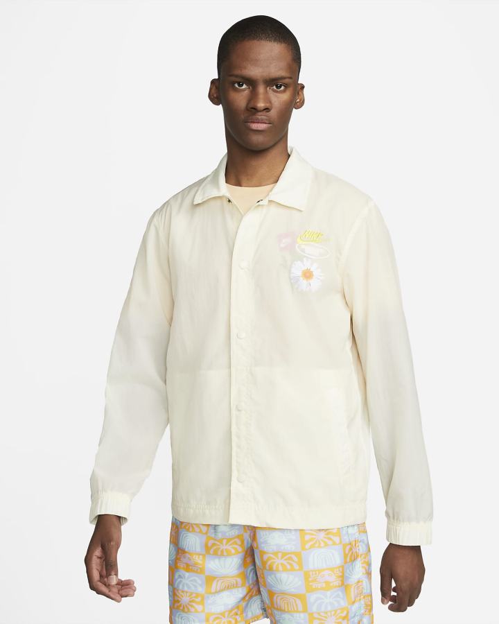 Chaquetas Nike Sportswear Unlined Coaches Hombre Amarillo | UTYOF-8034