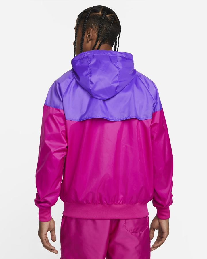 Chaquetas Nike Sportswear Windrunner Hooded Hombre Rosas Moradas | ALJFV-4120