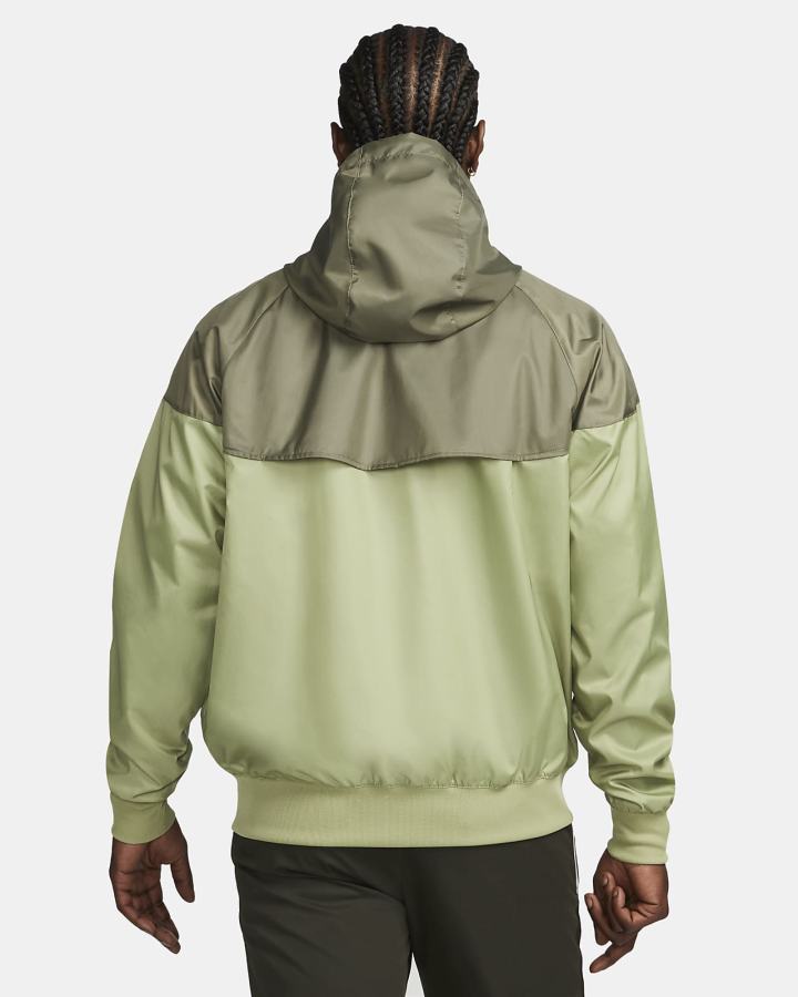 Chaquetas Nike Sportswear Windrunner Hooded Hombre Verde Oliva | DIQBY-5168