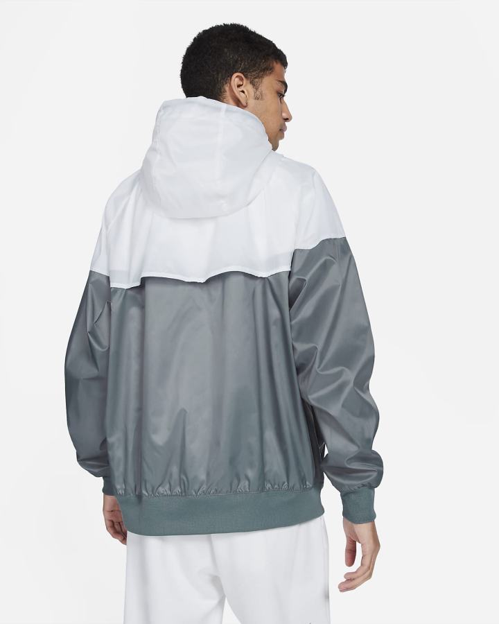 Chaquetas Nike Sportswear Windrunner Hooded Hombre Blancas Gris Negras | FLZDW-6397