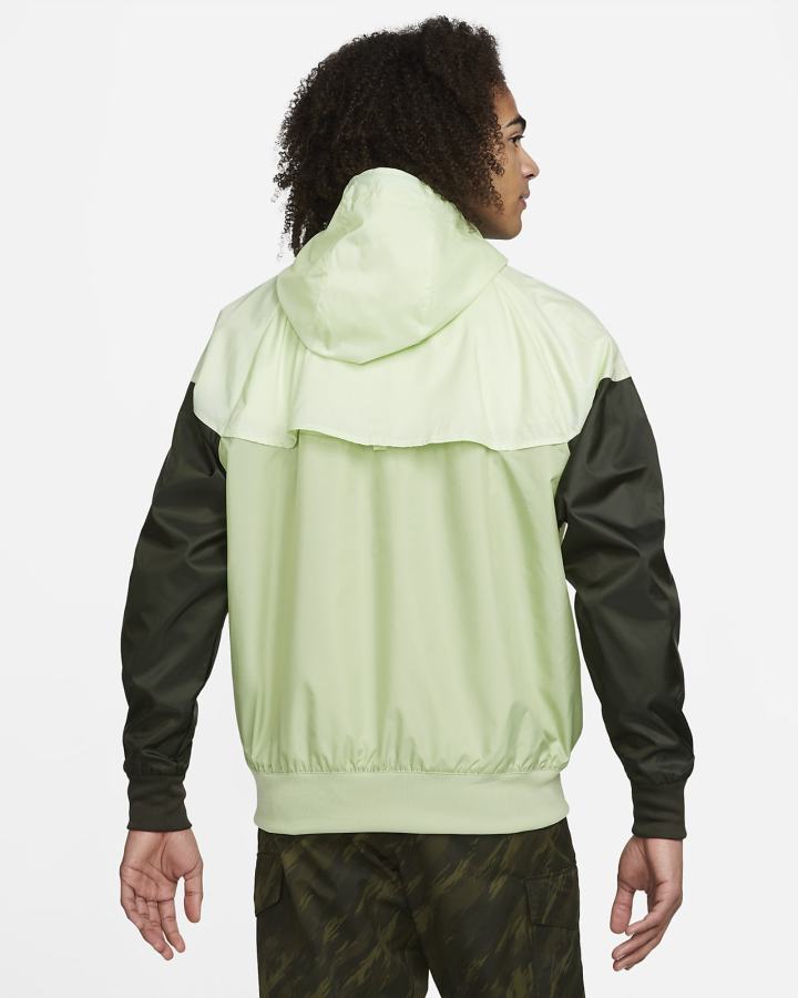 Chaquetas Nike Sportswear Windrunner Hooded Hombre Verde Claro Blancas | GEIOZ-9538