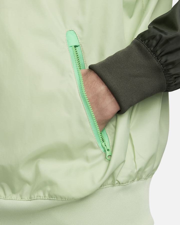 Chaquetas Nike Sportswear Windrunner Hooded Hombre Verde Claro Blancas | GEIOZ-9538