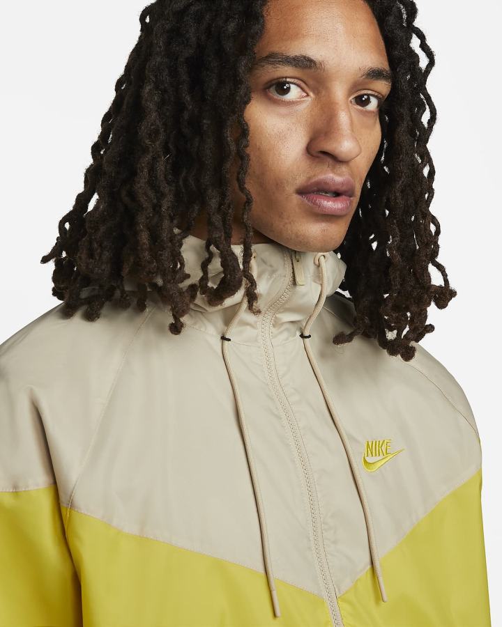 Chaquetas Nike Sportswear Windrunner Hooded Hombre Amarillo | HVWXL-0542