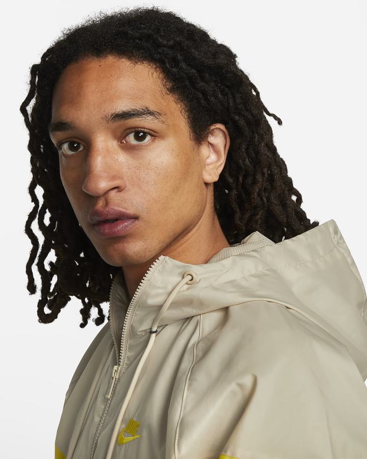 Chaquetas Nike Sportswear Windrunner Hooded Hombre Amarillo | HVWXL-0542