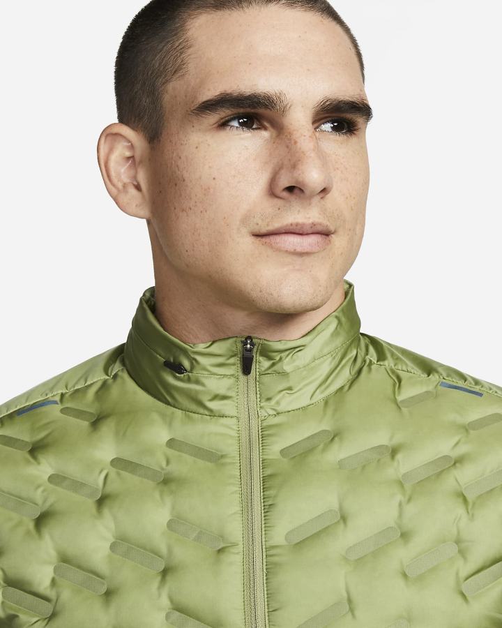 Chaquetas Nike Therma-FIT ADV Repel Down-Fill Running Hombre Verde | AYKCW-6590