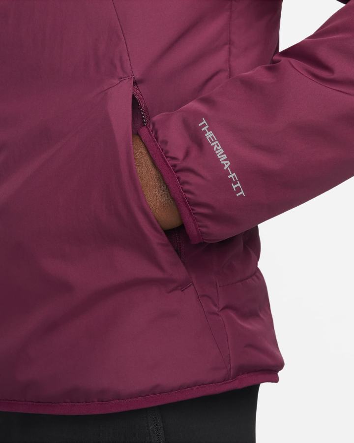 Chaquetas Nike Therma-FIT Repel Synthetic-Fill Running Hombre Burdeos | HIQRN-4965
