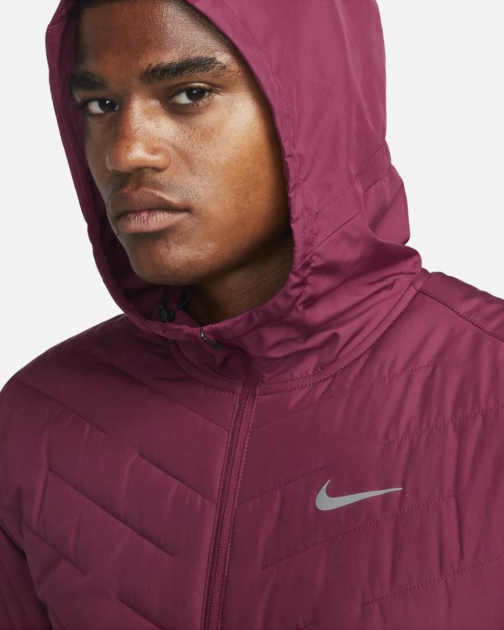 Chaquetas Nike Therma-FIT Repel Synthetic-Fill Running Hombre Burdeos | HIQRN-4965