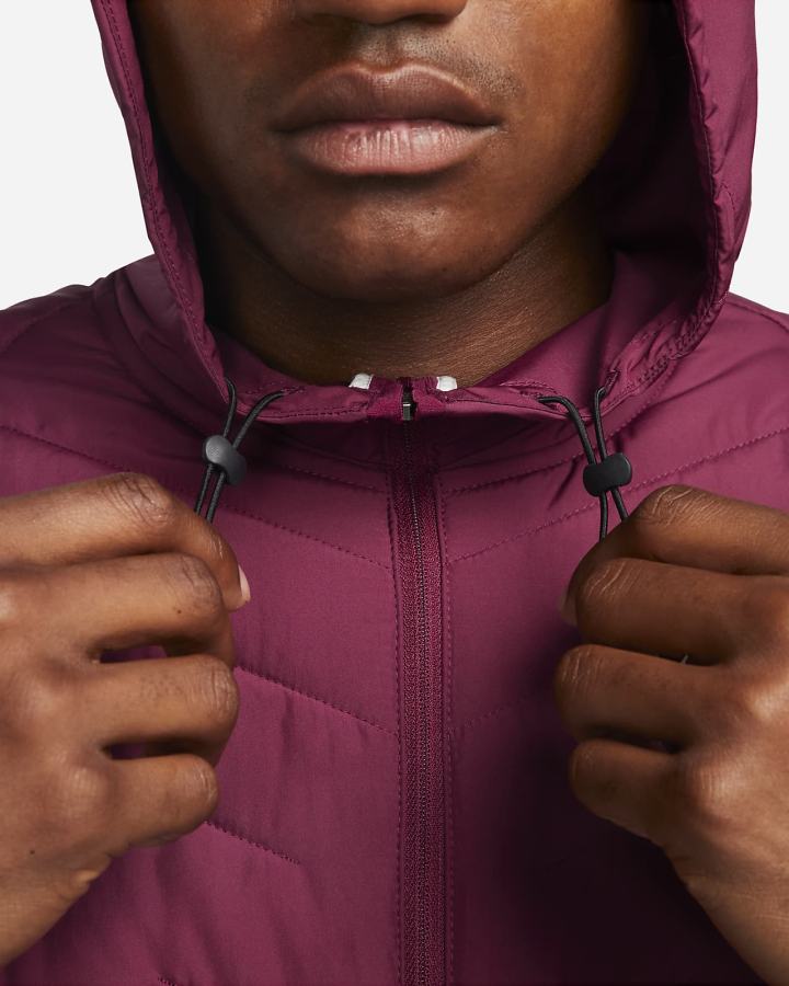 Chaquetas Nike Therma-FIT Repel Synthetic-Fill Running Hombre Burdeos | HIQRN-4965