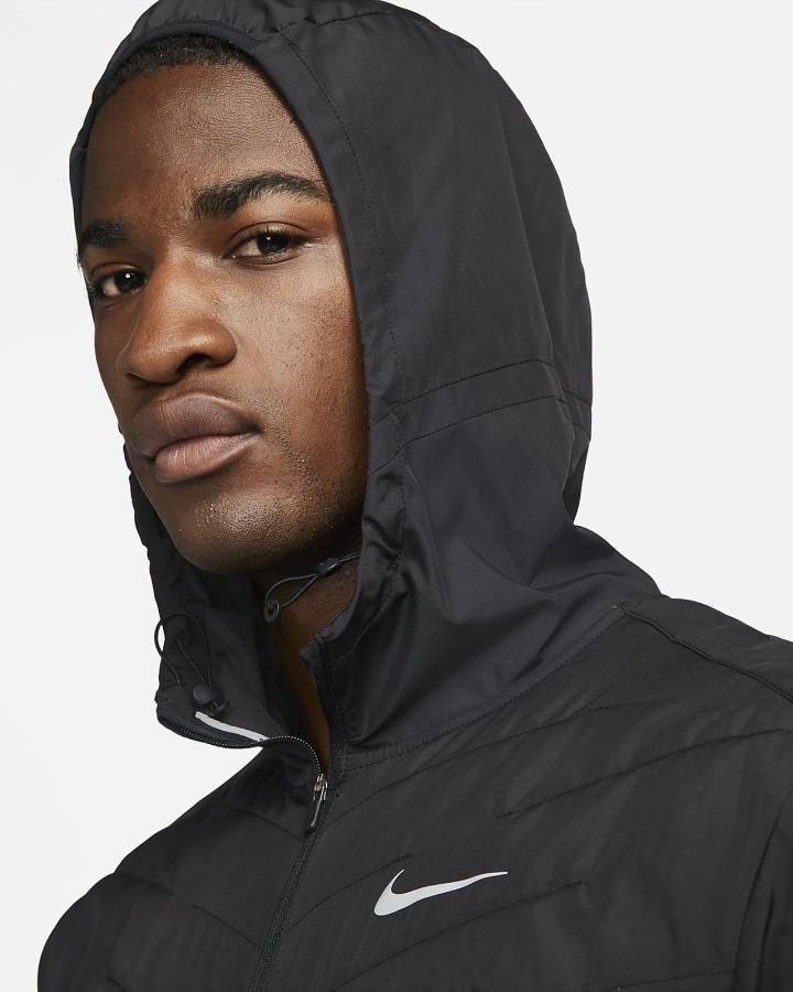 Chaquetas Nike Therma-FIT Repel Synthetic-Fill Running Hombre Negras | IONRV-9671