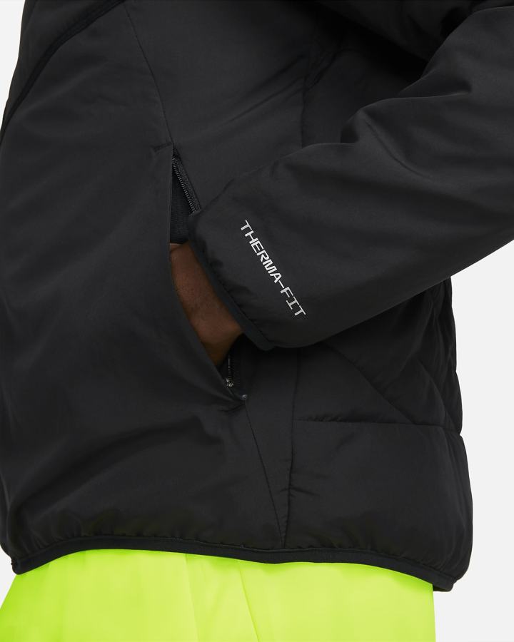 Chaquetas Nike Therma-FIT Repel Synthetic-Fill Running Hombre Negras | IONRV-9671