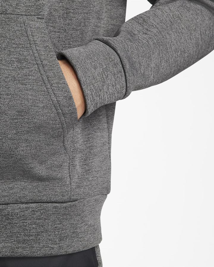 Chaquetas Nike Therma-FIT Training Full-Zip Bomber Hombre Gris Negras | RNIKC-7453