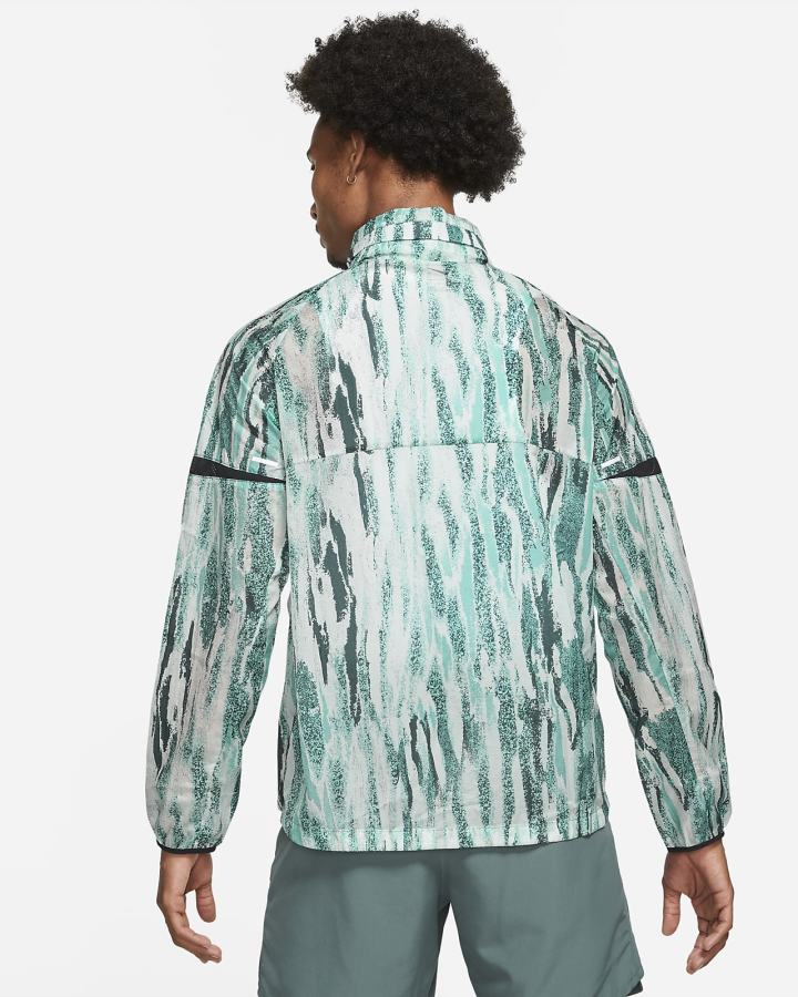 Chaquetas Nike Windrunner Wild Run Printed Running Hombre Negras | LZKBF-0781