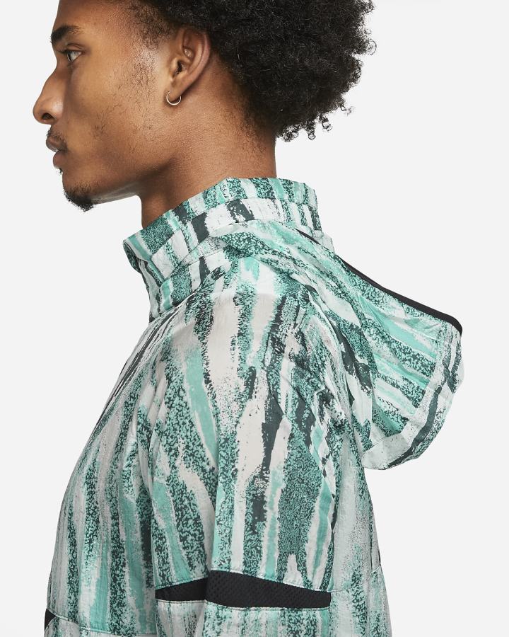 Chaquetas Nike Windrunner Wild Run Printed Running Hombre Negras | LZKBF-0781