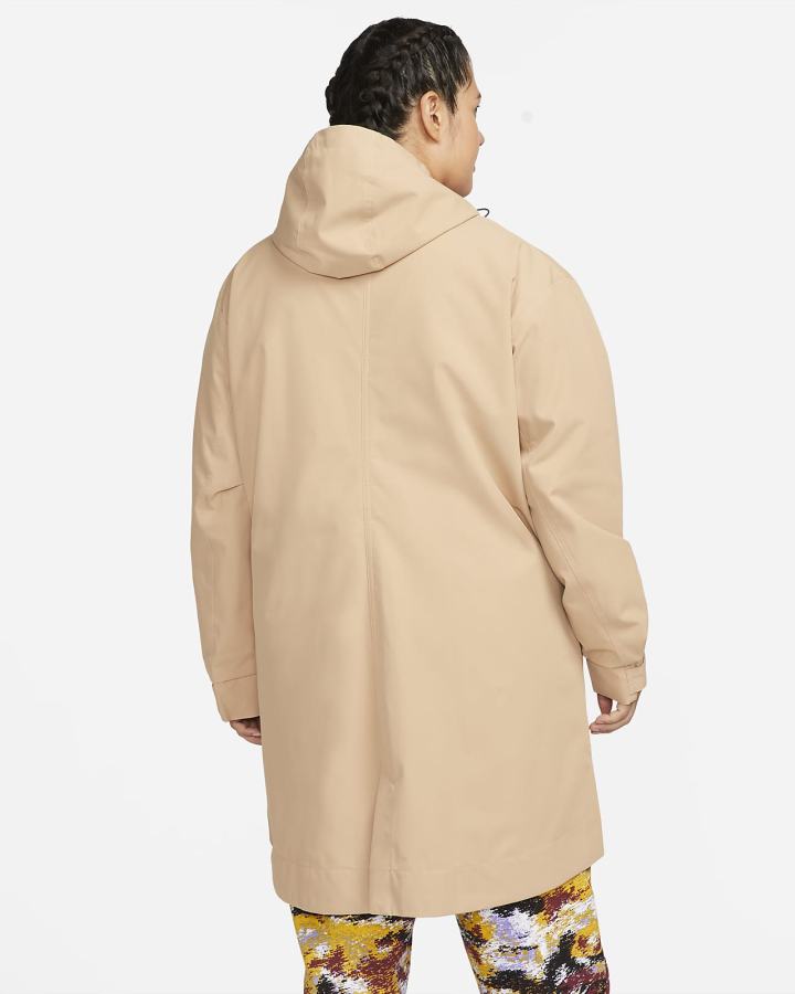 Chaquetas Parka Nike Sportswear Essential Storm-FIT Woven (Plus Size) Mujer Blancas | HULTK-6375