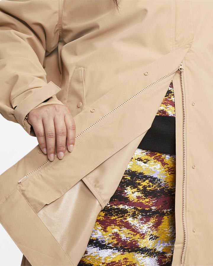 Chaquetas Parka Nike Sportswear Essential Storm-FIT Woven (Plus Size) Mujer Blancas | HULTK-6375