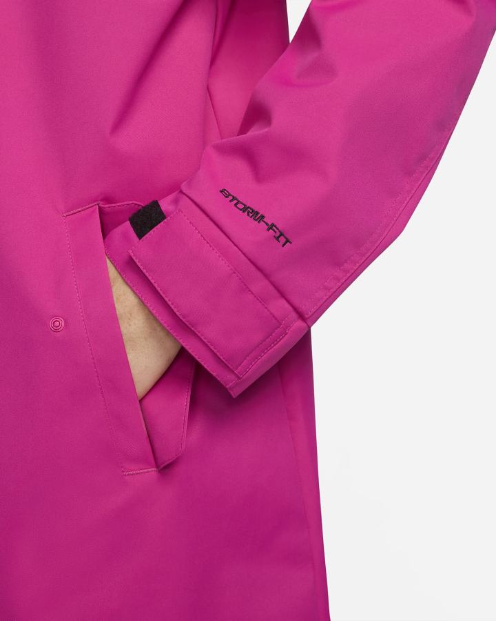 Chaquetas Parka Nike Sportswear Essential Storm-FIT Woven (Plus Size) Mujer Rosas Blancas | ZYCON-6915