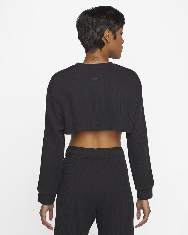 Crop Top Nike Sportswear Top Mujer Negras | OYMAN-6098