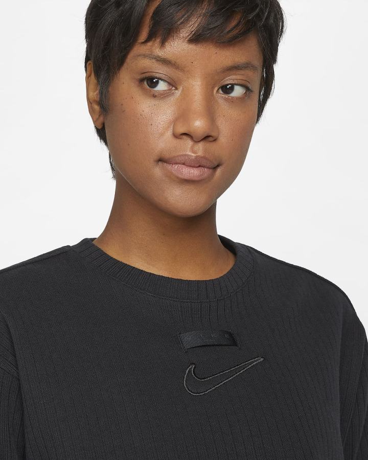 Crop Top Nike Sportswear Top Mujer Negras | OYMAN-6098