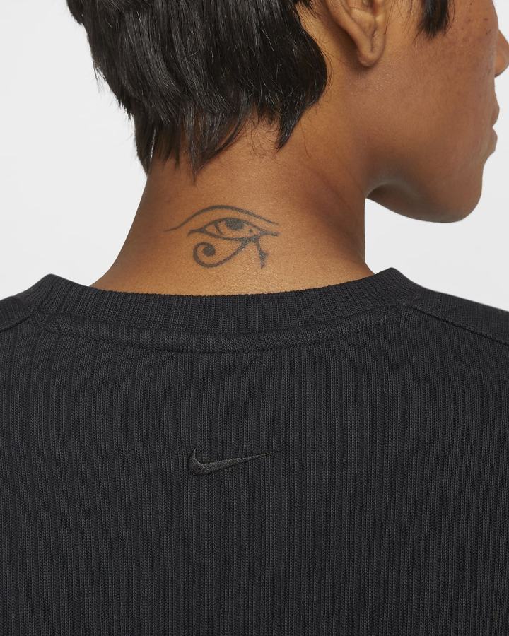 Crop Top Nike Sportswear Top Mujer Negras | OYMAN-6098