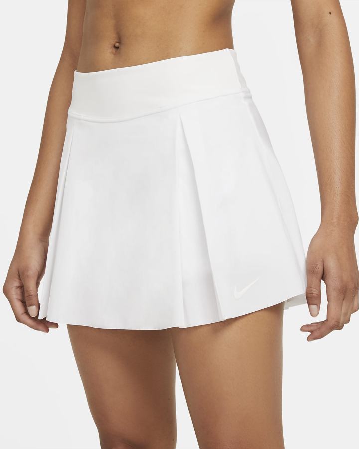 Falda Nike Club Regular Tennis Mujer Blancas | HYPIL-8056