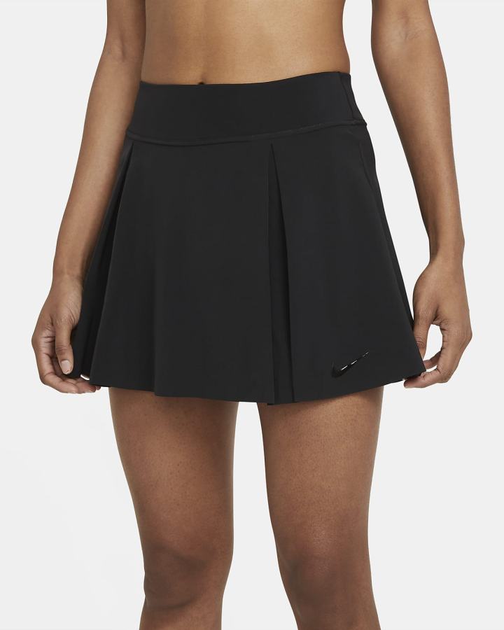 Falda Nike Club Regular Tennis Mujer Negras | JHOLR-3789