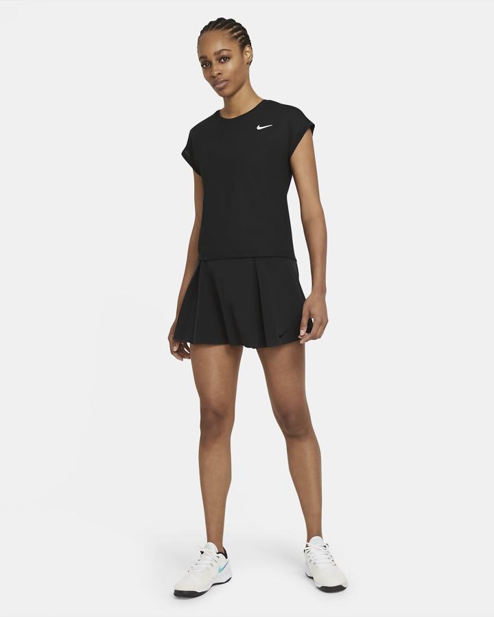 Falda Nike Club Regular Tennis Mujer Negras | JHOLR-3789
