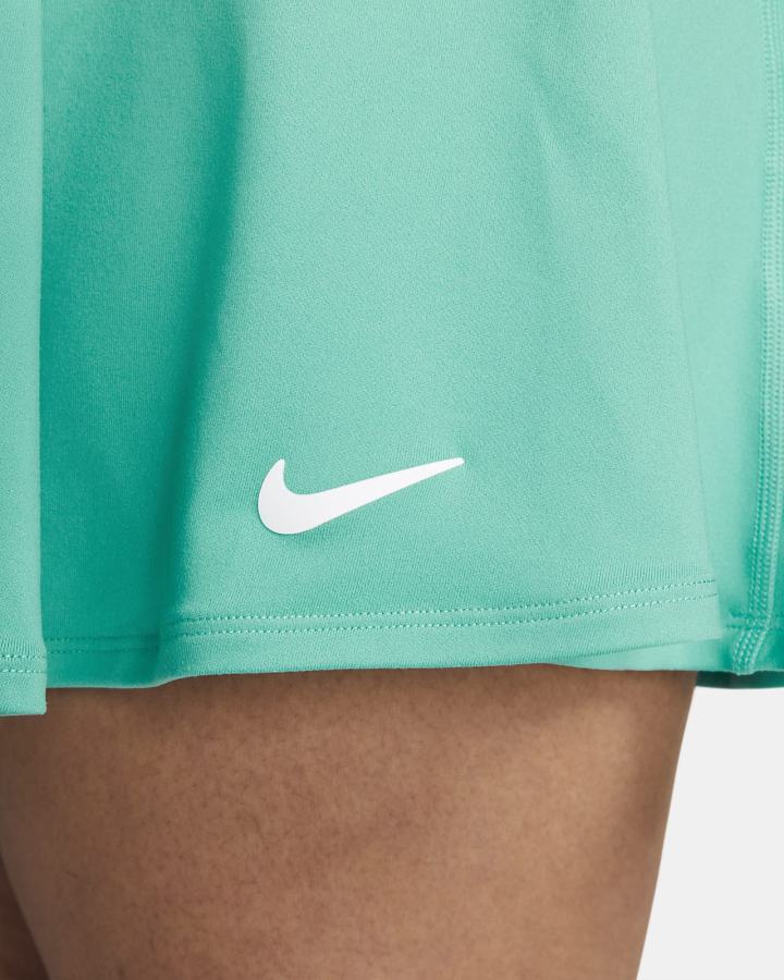 Falda Nike Court Dri-FIT Victory Flouncy Tennis (Plus Size) Mujer Turquesa Blancas | BTSYV-7590