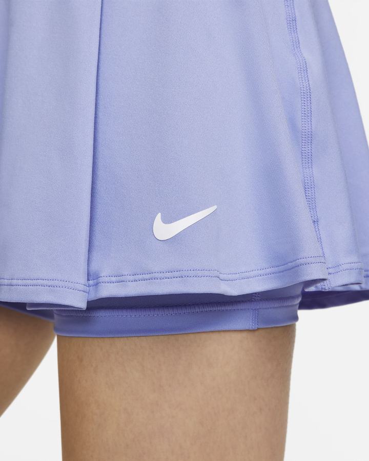 Falda Nike Court Dri-FIT Victory Flouncy Tennis (Plus Size) Mujer Blancas | EKMLB-6403